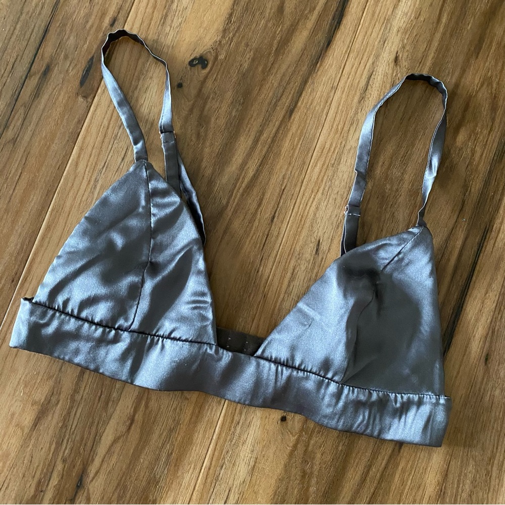 After Hours Silk Bralette